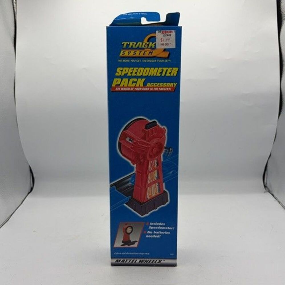 Vintage 1996 Hot Wheels Track System Speedometer Pack Accessory New